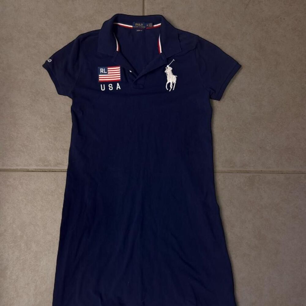 (2018) Authentic Polo Ralph Lauren Big Pony Polo Dress — M (Skinny Fit)
